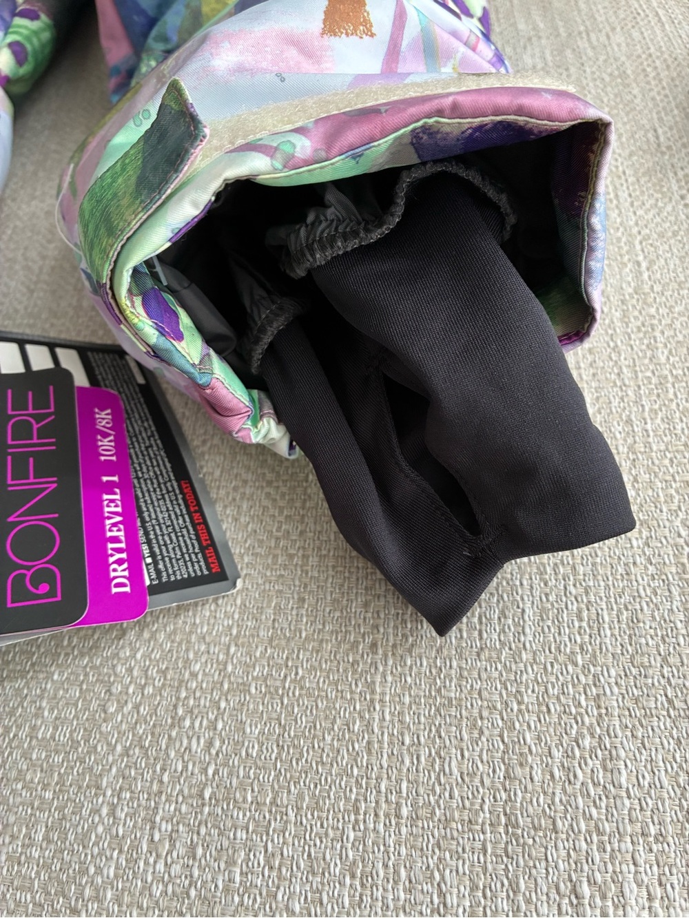 BONFIRE Ski Jacket Women’s XL Down Dry Level 1 Dusty Rose NWT - Picture 11 of 11